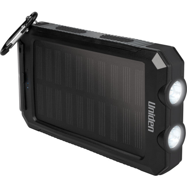 UPP80S 8000MAH SOLAR POWER BANK PORTABLE CHARGER - UNIDEN UNIDEN UPP80S