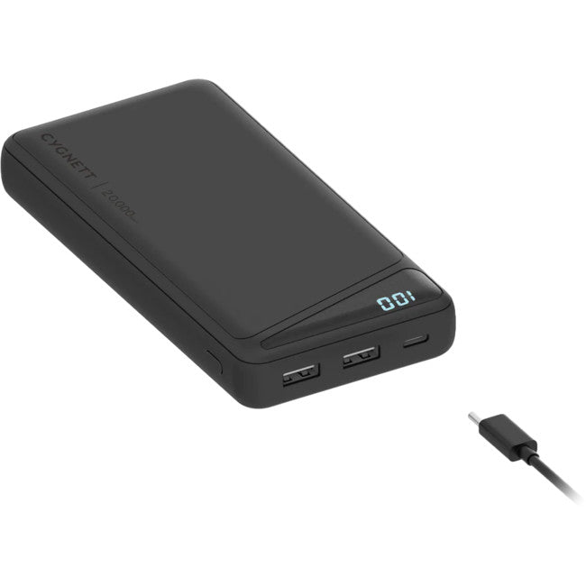 PB20KCGN 20K mAh Power Bank - Black Cygnett ChargeUp Boost 2nd Gen CYGNETT 43075779
