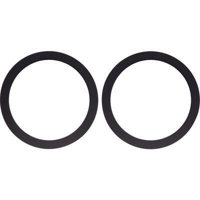 MR55 - 2X UNIVERSAL METAL RINGS - TO SUIT MAGSAFE 55X45MM BLACK