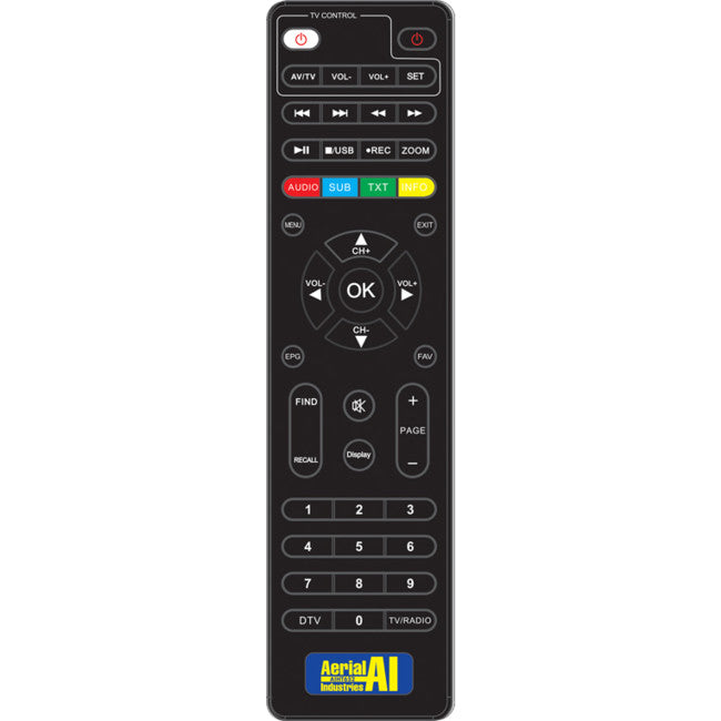 AIHT652 - HD SET TOP BOX WITH USB - REC / PLAY - AERIAL INDUSTRIES
