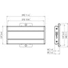 PFB3402B SMALL INTERFACE BAR MAX HORIZONTAL  FITMENT 290MM VOGEL'S 43130306