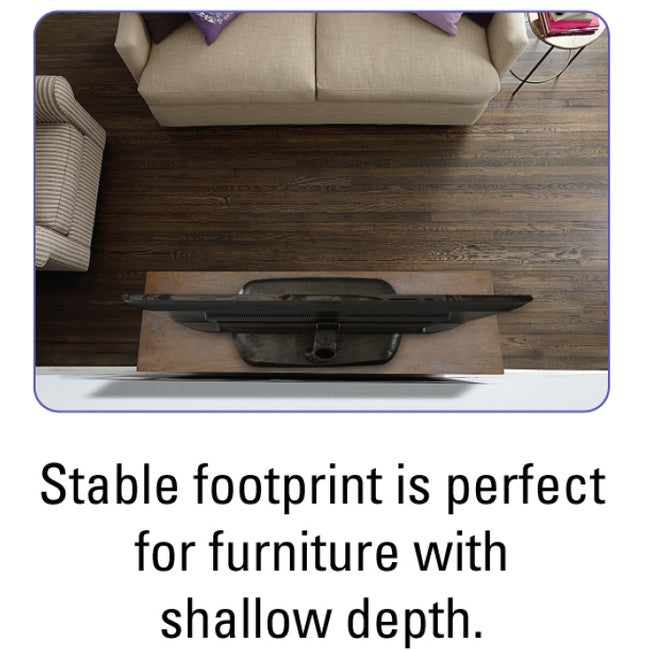 FTVS1 32"-65" 27KG SWIVEL TV BASE VESA MOUNT 75x75 to 600x400 SANUS FTVS1 BLACK