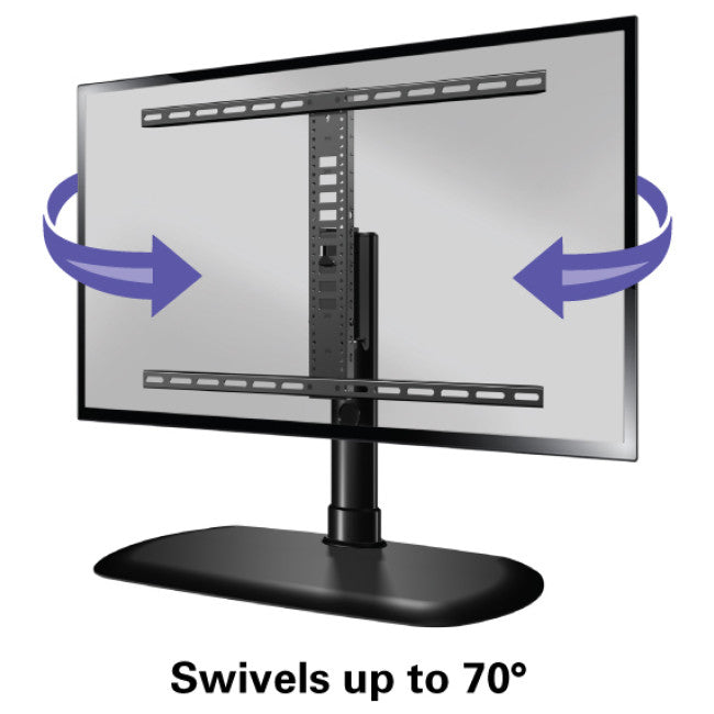 FTVS1 32"-65" 27KG SWIVEL TV BASE VESA MOUNT 75x75 to 600x400 SANUS FTVS1 BLACK