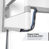 TVM5445W ELITE SERIES FULL MOTION+ 32"-65" WALL MOUNT WHITE - PIVOT UP TO 180° - MAX VESA 400X400 VOGEL'S 43130611