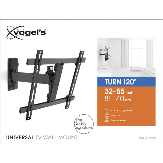 WALL3225B 32"-55" 20KG MED/LARGE BRACKET 2 PIVOT TILT & TURN VOGEL'S WALL3225B