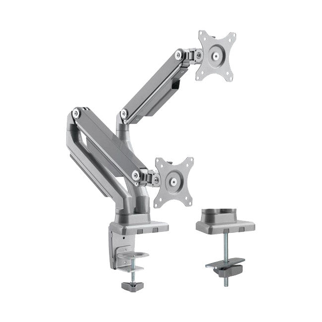EMA14C24 17"-32" MONITOR DOUBLE ARM MECHANICAL SPRING ERGOVIDA EMA14-C24