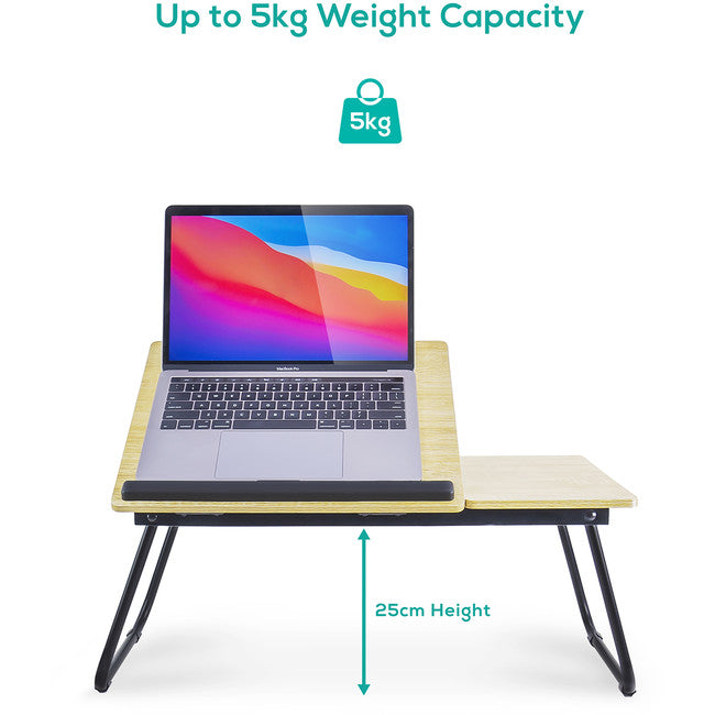 PLRT PORTABLE LAPTOP READING TABLE ACTIVIVA OAK MBEAT ACA-LDSK-01OAK