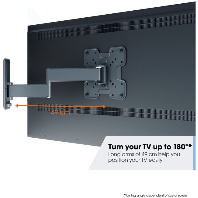 TVM3245B FULL MOTION 19-43" 15KG MOUNT 3 PIVOT -VESA 200X200 VOGEL'S VOGEL'S TVM3245 BLACK