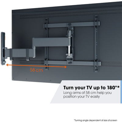 TVM3445B FULL MOTION 32-65" 25KG MOUNT 3 PIVOT -MAX VESA 400X400- BLK VOGEL'S TVM3445B