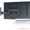 TVM3645B FULL MOTION 40-77" 35KG MOUNT 3 PIVOT -MAX VESA 600X400- BLK VOGEL'S TVM3645B