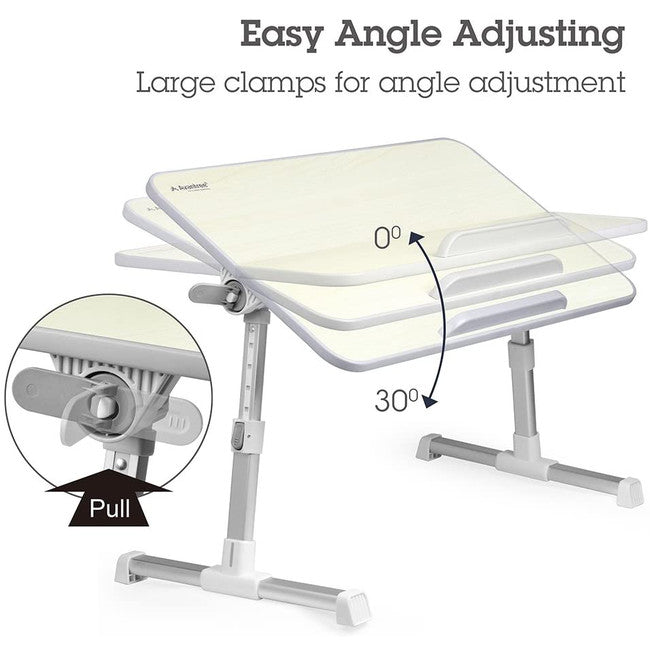 TB101 NEETTO FOLDABLE LAPTOP TABLE PORTABLE GREY 52x30CM STANDARD AVANTREE TB101-GRY