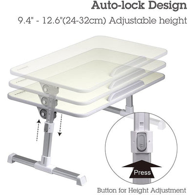 TB101 NEETTO FOLDABLE LAPTOP TABLE PORTABLE GREY 52x30CM STANDARD AVANTREE TB101-GRY