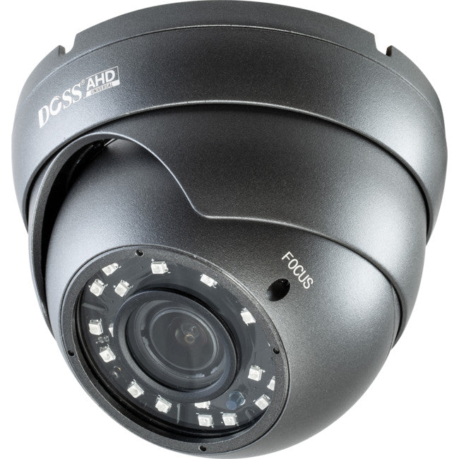DM30AHDB DOME 30M IR AHD BLACK CAMERA ANALOG HD 2.8-12MM 1080P DOSS 6135BIHBB89N