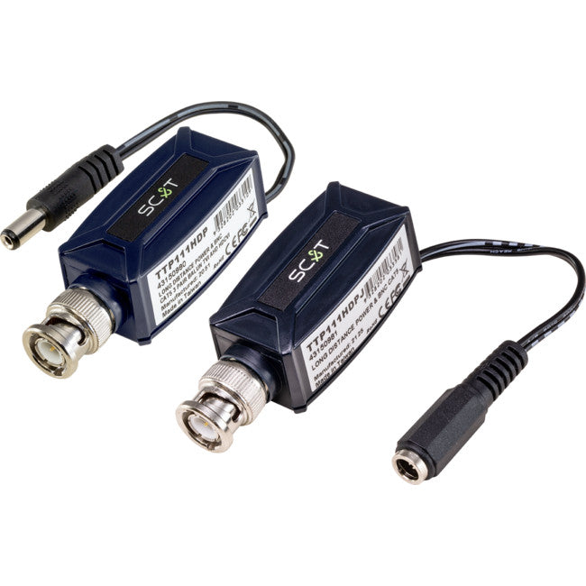 TTP111HDPK VIDEO POWER CAT5 TRANSCEIVER TVI AHD CVI CVBS BALUN LONG TTP111HDPK