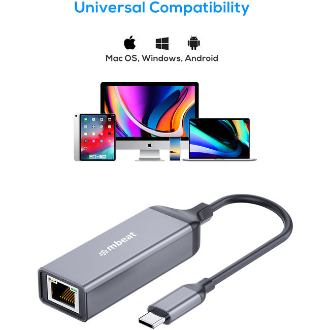UCLAN USB-C GIGABIT LAN ADAPTER MBEAT MBEAT MB-UC-LAN