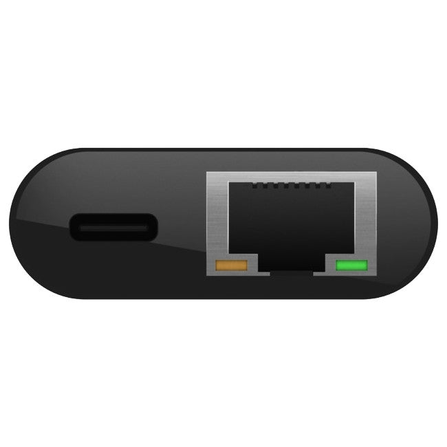 INC001 USB-C TO LAN & CHARGE ADAPTER BELKIN INC001BTBK