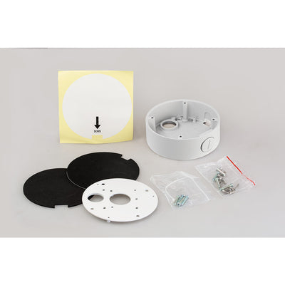 P06BW CAMERA MOUNTING BRACKET ROUND BASE WHITE DOSS