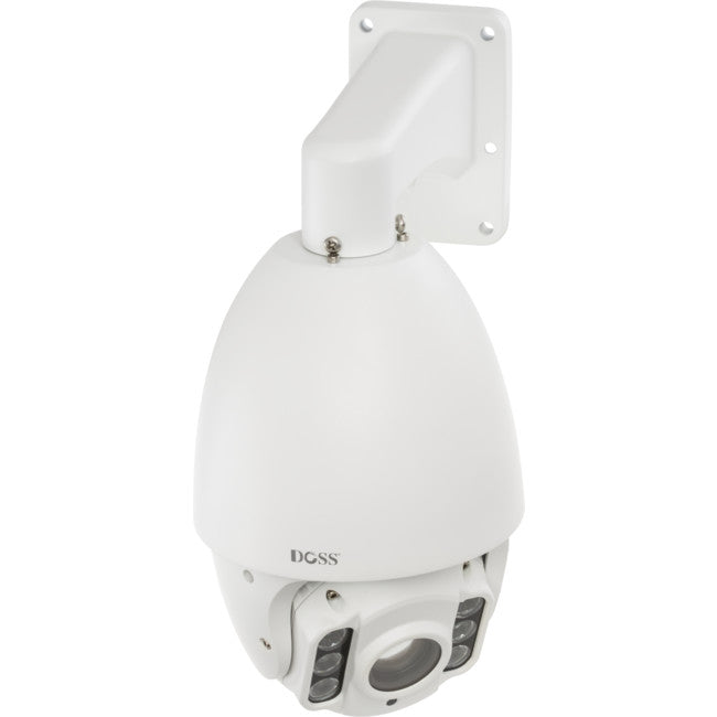DMZ50IPW 2MP 4" DOME IP PTZ CAMERA 50-80M IR POE 10X ZOOM WHITE DOSS WD262-6105