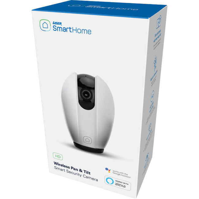 SMT360IPCL SMART WIRELESS PAN TILT CAM ALEXA GOOGLE ASSISTANT LASER SMT-360IPC-L