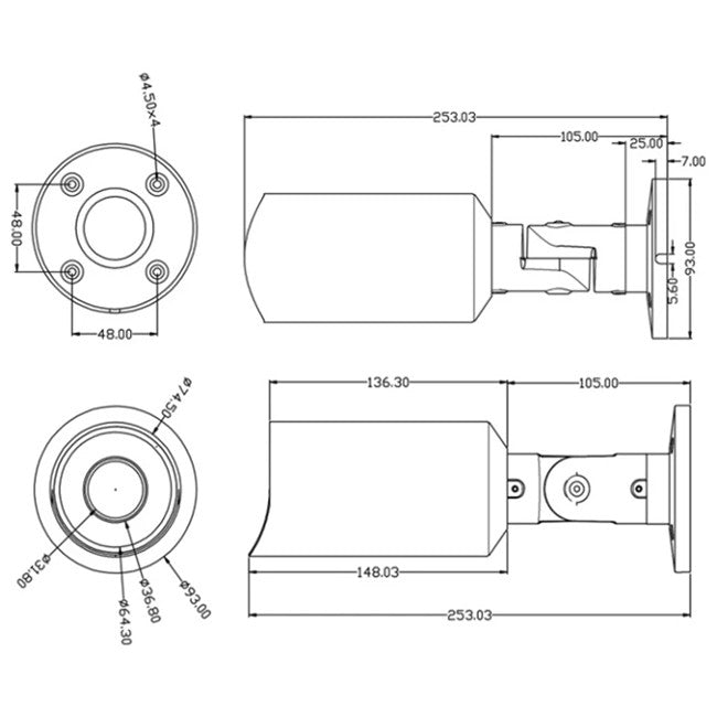 IN30IPW8MV3 8MP IR30M IP66 BULLET IP CAMERA MOTO 2.7-13.5MM LENS H.265/H.264 HUMAN DETECTION DOSS 43160905