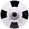 DMF20IPW FISHEYE 12MP PANORAMIC CAMERA 20M IR IP WHITE H.265 4XPTZ DOSS FS-W9131IHBB79