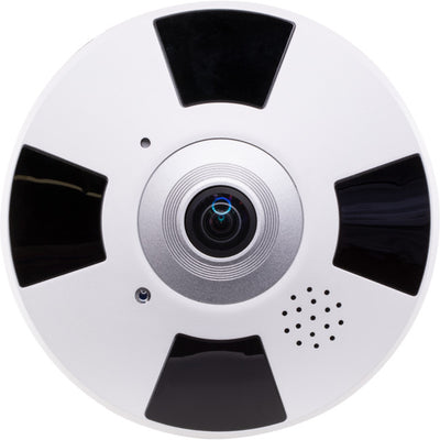 DMF20IPW FISHEYE 12MP PANORAMIC CAMERA 20M IR IP WHITE H.265 4XPTZ DOSS FS-W9131IHBB79