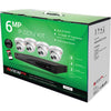 104-202 6MP IP CCTV KIT NVIEW 8CH NVR & 4 TURRET CAMERAS NESS 104-202B