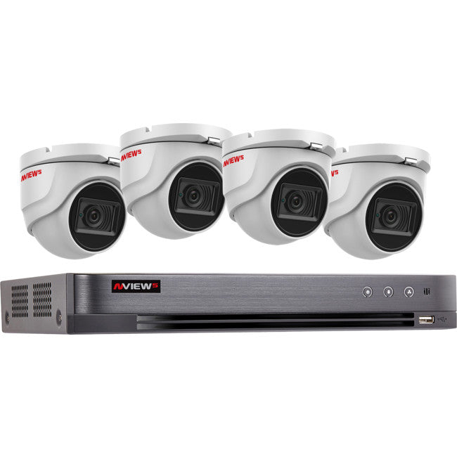104-200 5MP 8CH DVR 4 CAMERA TVI KIT NVIEW NESS 104-200