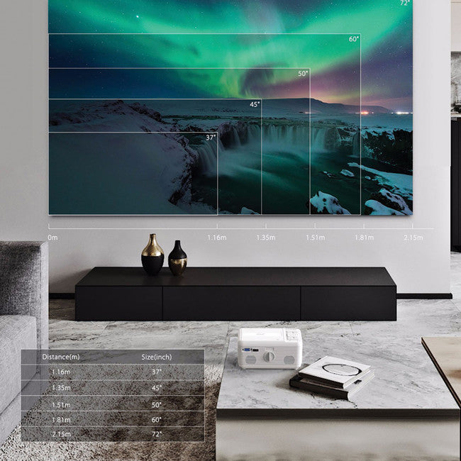 DVDHD906 HD PROJECTOR WITH DVD PLAYER MIRACAST BLUETOOTH LASER PJT-DVDHD-906