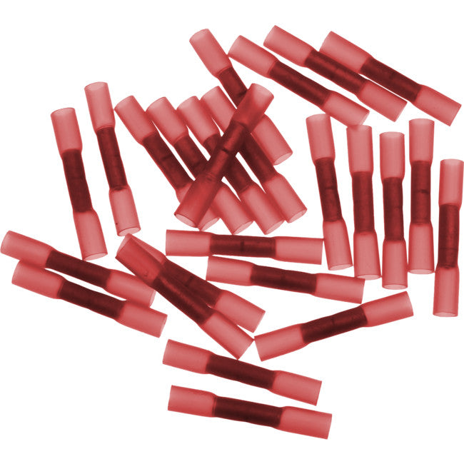 WPS1.25K-25 - 25PK WATER PROOF SLEEVE - RED - GLUE & HEATSHRINK INSULATION - CABAC