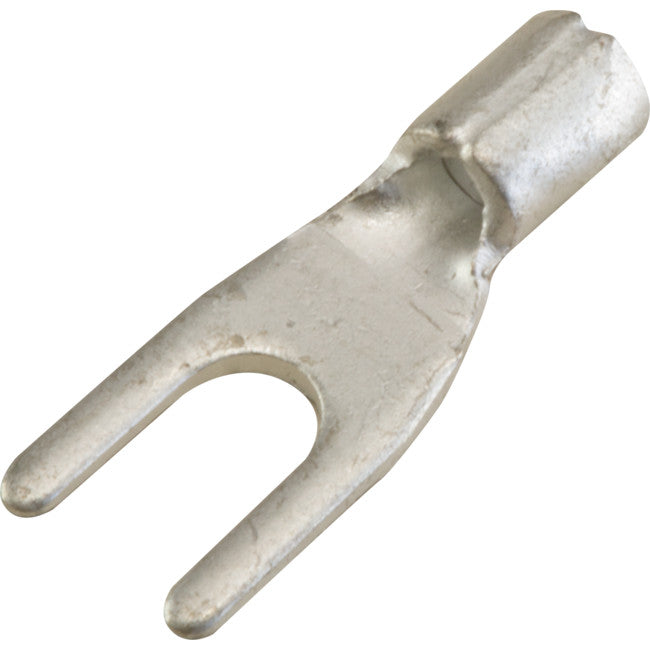 FSU1.25-3-100 3MM FORK UNINSULATED SPADE TERMINAL 100PK WIRE 0.5 - 1MM2 FSU1.25-3-100