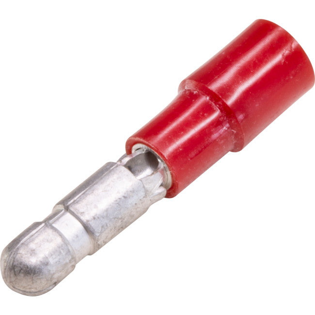MBC1.25DG-100 MALE BULLET CONNECTOR - RED 100PK WIRE RANGE 0.5-1MM SQUAR MBC1.25DG-100
