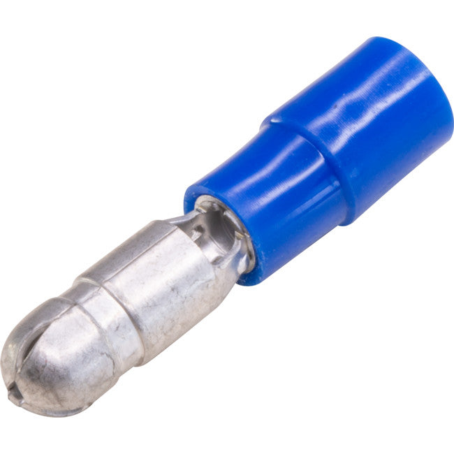 MBC2DG-50 MALE BULLET CONNECTOR - BLUE 50PK WIRE RANGE 1-2.5MM SQUARE MBC2DG-50