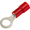 RT1.25-5-100 RING TERMINALS RED 5MM STUD 100PK WIRE RANGE .5-1MM SQUARE RT1.25-5