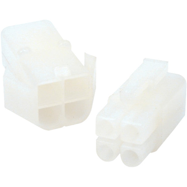 6007-4 - 6007 SERIES 4 WAY PLUG & - SOCKET PLASTIC 4 PIN - QUIKCRIMP