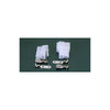 QK2 2 WAY PLUG & SOCKET SET PLASTIC SPADE PIN QK2