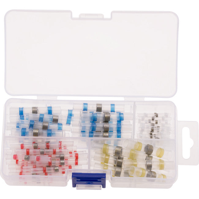 SSWS100 100 SOLDER SLEEVE WIRE SPLICES PK OF 100 EACH SIZE 25PCS