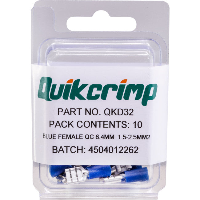 QKD32 QC2-6-4 / 10PK QUICK CONNECT QUIKCRIMP QUIKCRIMP QKD32