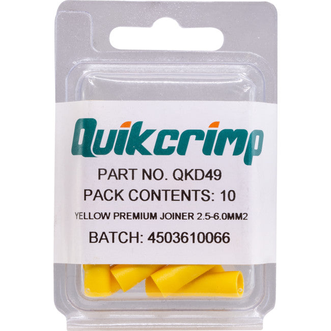 QKD49 ILS6 / 10PK SPLICE TERMINALS QUIKCRIMP QUIKCRIMP QKD49