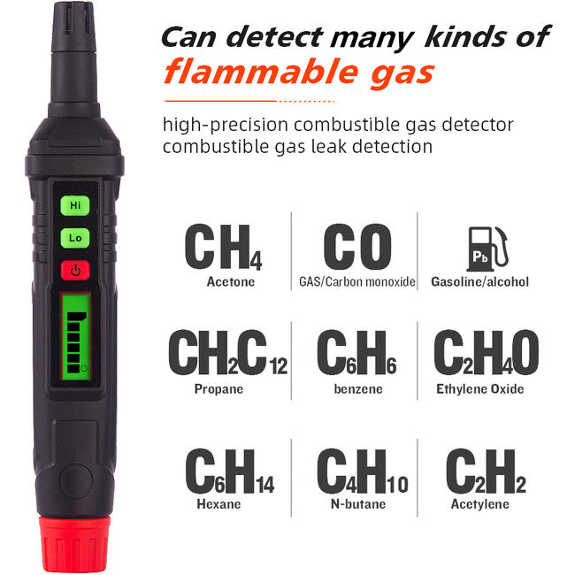 HT61 DUAL MODE GAS LEAKAGE DETECTOR WITH AUDIBLE AND VISUAL ALARAM DOSS 44364030