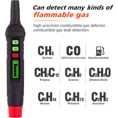 HT61 DUAL MODE GAS LEAKAGE DETECTOR WITH AUDIBLE AND VISUAL ALARAM DOSS 44364030