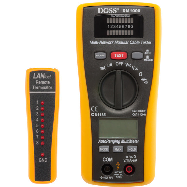 DM1000 LAN TESTER AND MULTIMETER COMBO DMM - DOSS DOSS 44365075