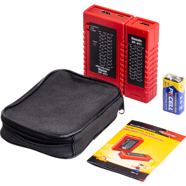 NF611 HDMI CABLE TESTER TYPE A-A  A-C C-C NO LOOP BACK DOSS NF611