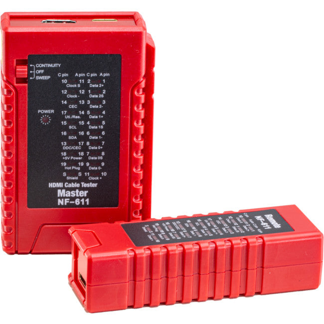 NF611 HDMI CABLE TESTER TYPE A-A  A-C C-C NO LOOP BACK DOSS NF611