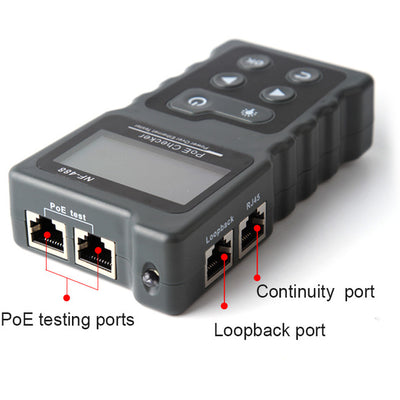 NF488 3 IN 1 POE POWER TESTER VOLTAGE CURRENT CONTINUITY DOSS NF-488