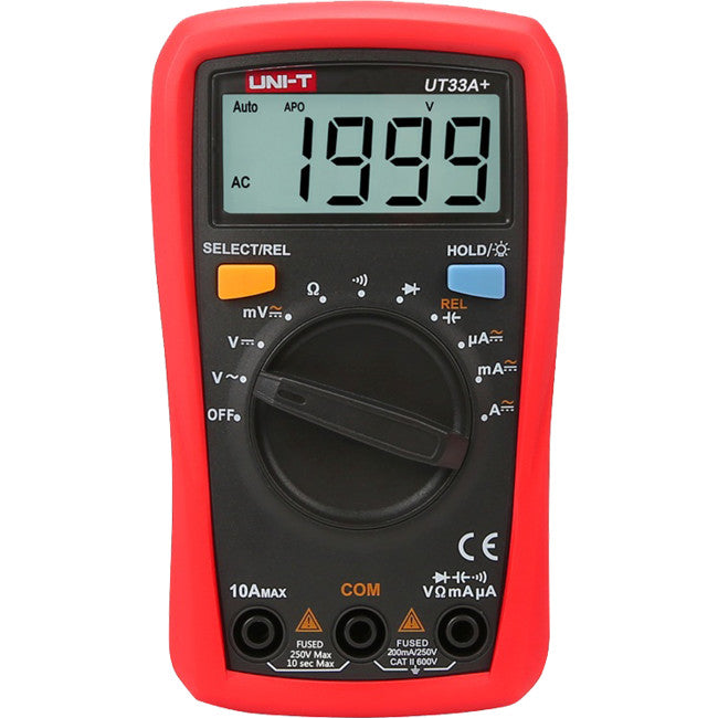 UT33A+ PALM SIZE DIGITAL MULTIMETER AUTO-RANGE UNI-T UT33A+