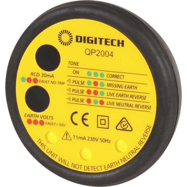QP2004 - POWER POINT LEAKAGE TESTER - EARTH VOLTAGE - DIGITECH