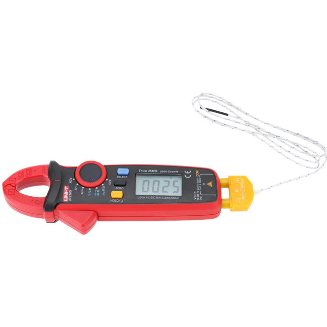 UT210D - MINI 200A TRUE RMS CLAMP METER - AC/DC TEMP  W/ CAPACITANCE - UNI-T