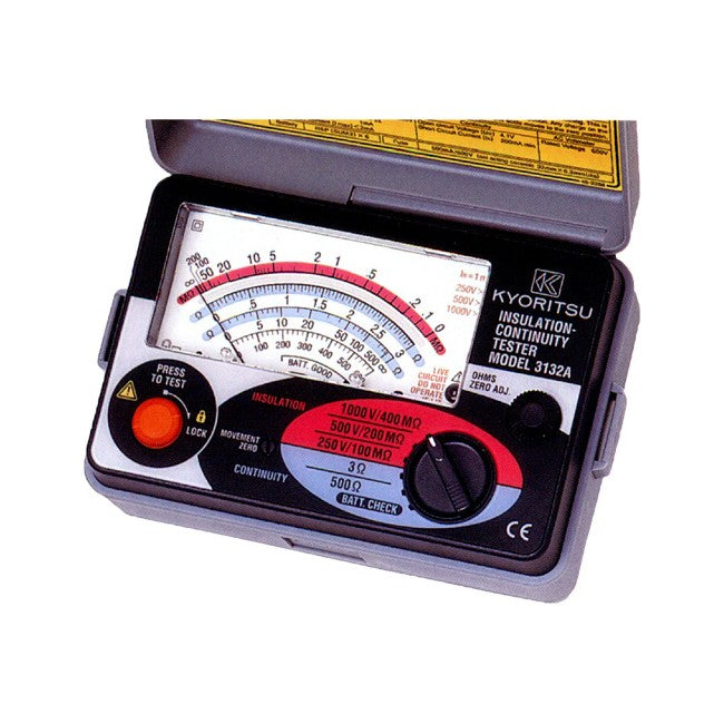 3132A - ANALOGUE INSULATION TESTER - / CONTINUITY TESTER - KYORITSU - KYORITSU