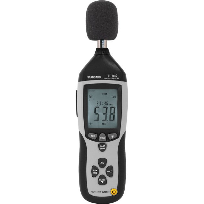 ST8852 30-130DB PRO SOUND LEVEL METER DATALOGGER STANDARD STANDARD ST-8852